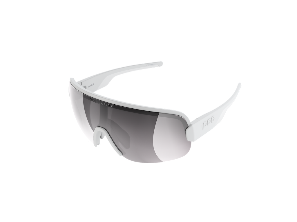 Aim Cykelbriller   Hydrogen White Clarity Road Silver Mirror fra Poc