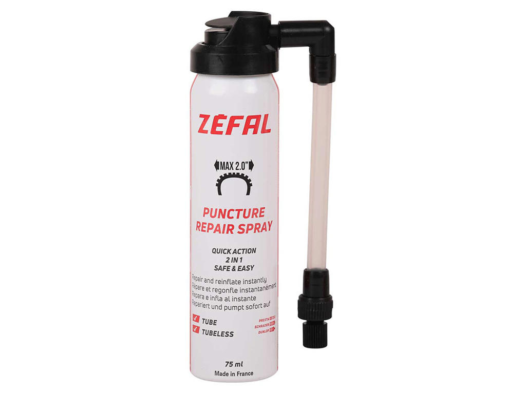 Repair Spray   Lappevæske   Til Slange & Tubeless 75 Ml fra Zefal
