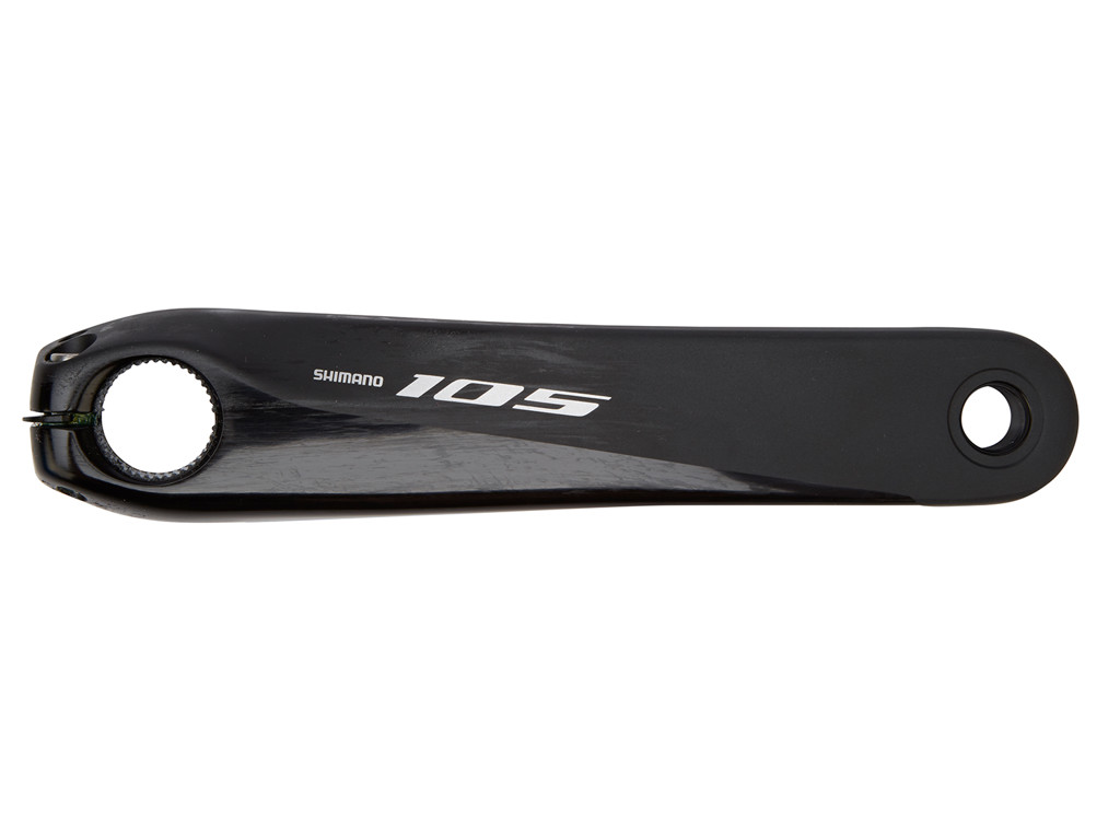 105   Pedalarm Venstre Side Til Fc R7000   172,5mm Lang   Splined Fit   Sort fra Shimano
