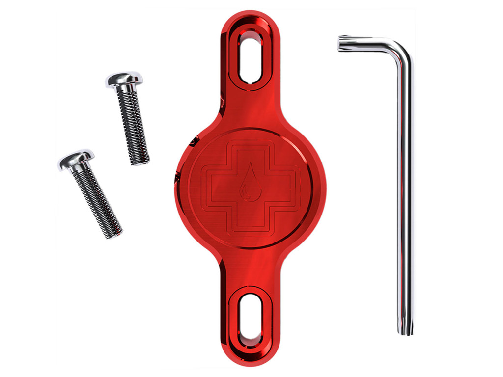 Muc Off Secure Tag Holder 2.0   Til Apple Airtag   Montering Ved Flaskeholder   Rød fra Muc-off