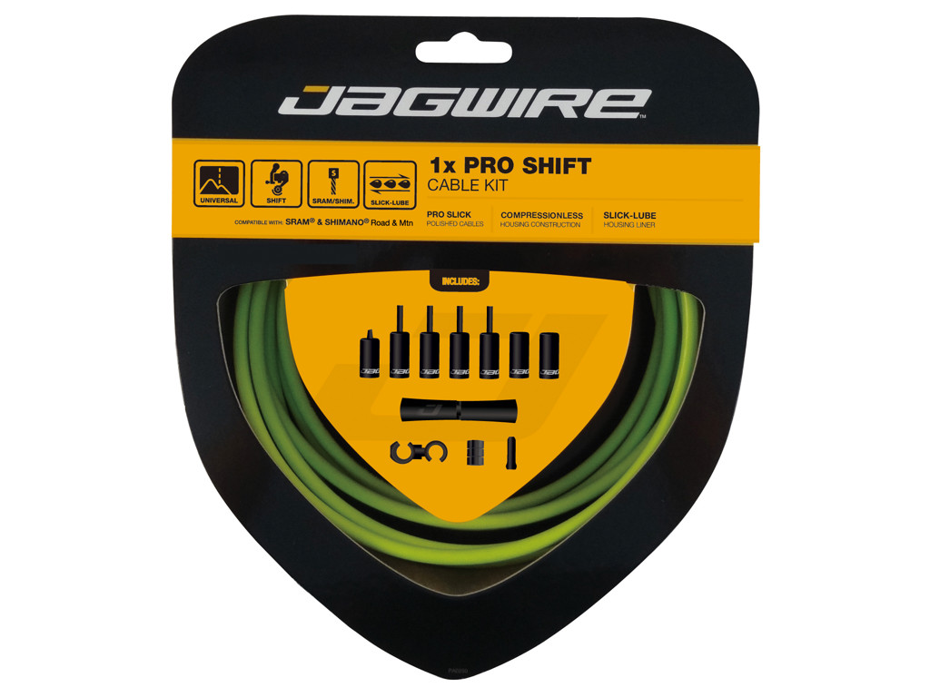 Pro Shift   1x Gearkabel Sæt   Road Mtb   Grøn fra Jagwire