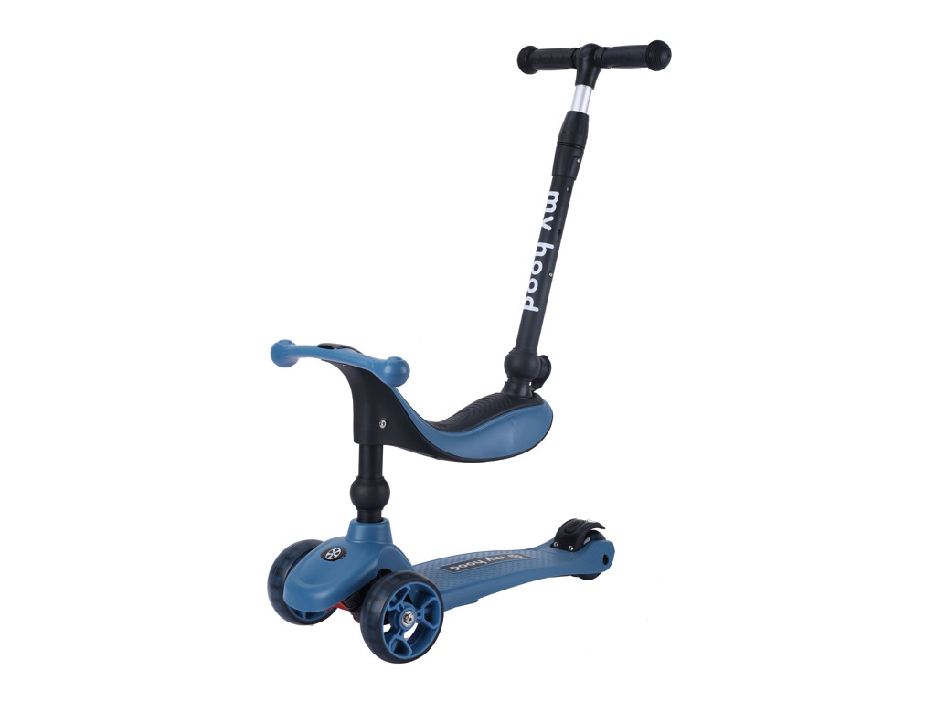 Kick'n Ride   Løbehjul   Til Børn Fra 1 år   Mørkeblå fra My Hood