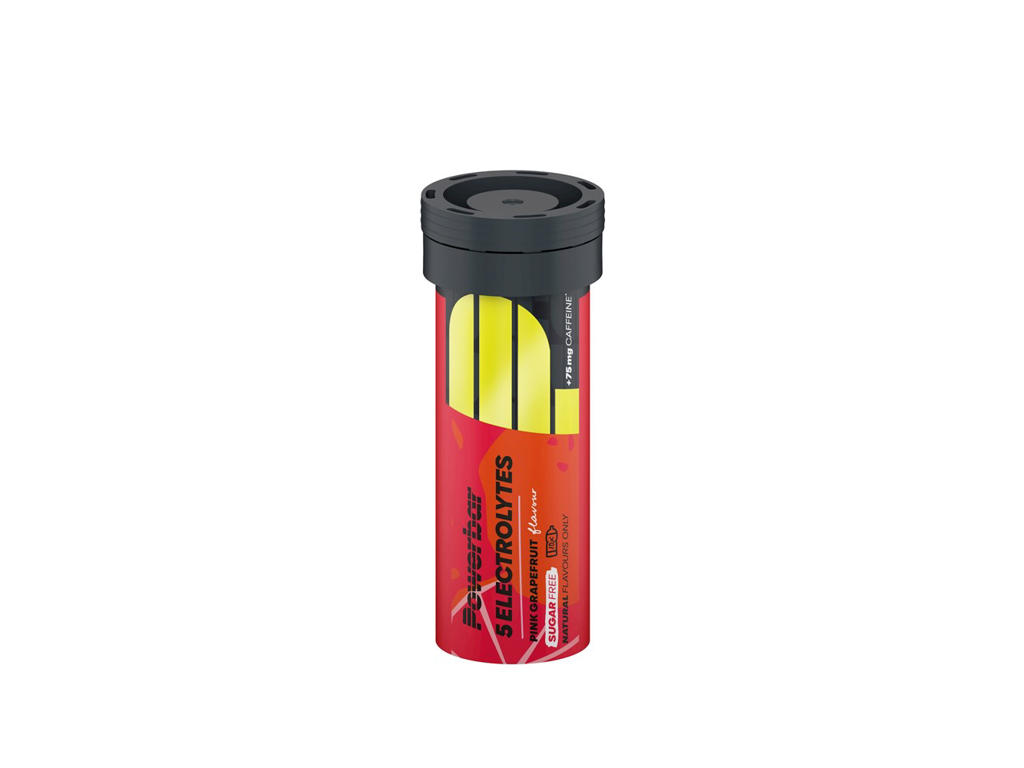 Elektrolytter Med Koffein   Lyserød Grapefrugt 1x10 Stk. fra Powerbar