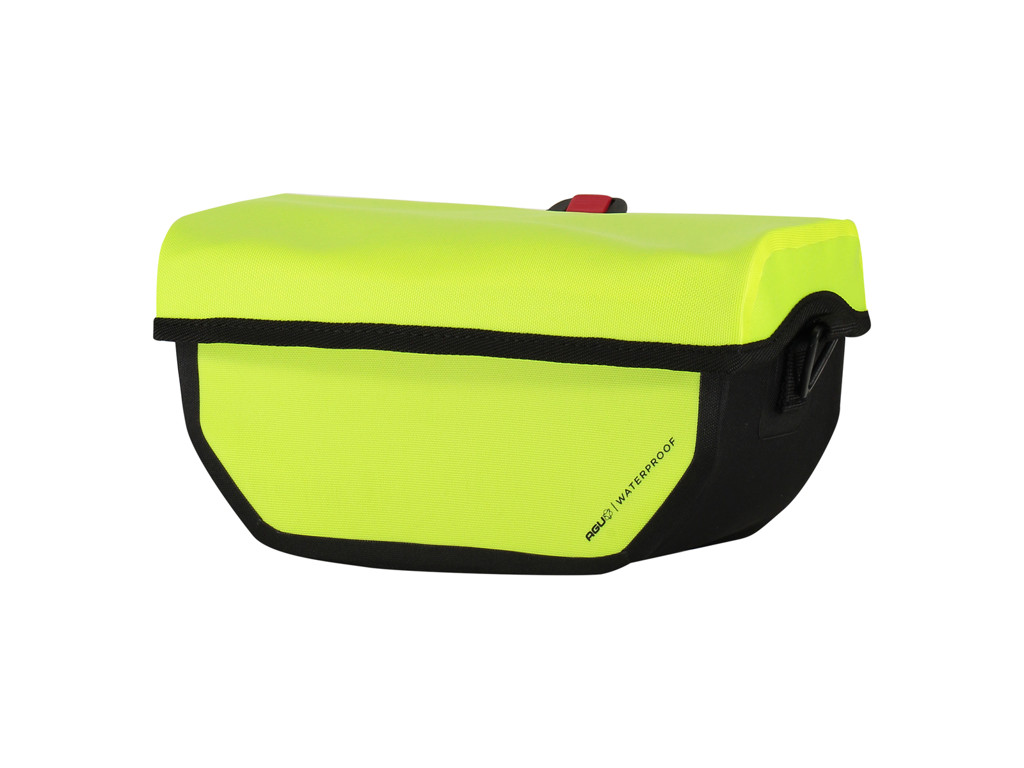 Shelter Clean Handlebar Bag   Cykeltaske   Vandtæt   5 L   Neon Gul fra Agu