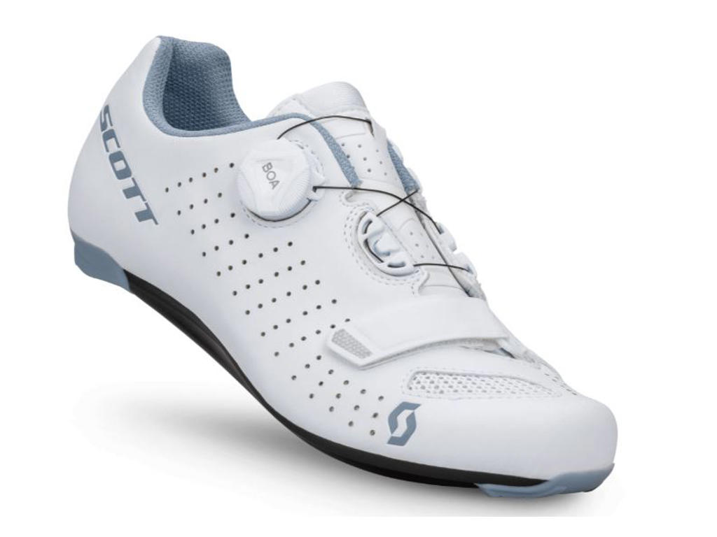 Comp Boa   Landevejssko   Dame   Matt White Light Blue   Str. 40 fra Scott