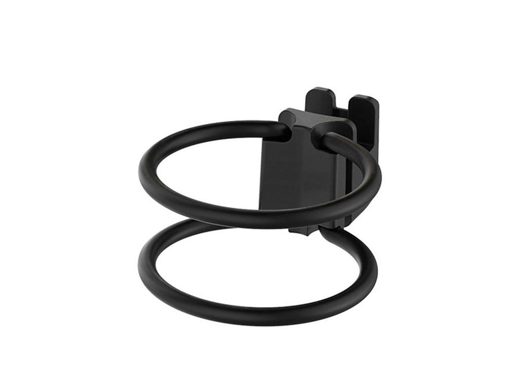 Plus Strap   Lygteholder Med Gummiringe   Sort fra Knog
