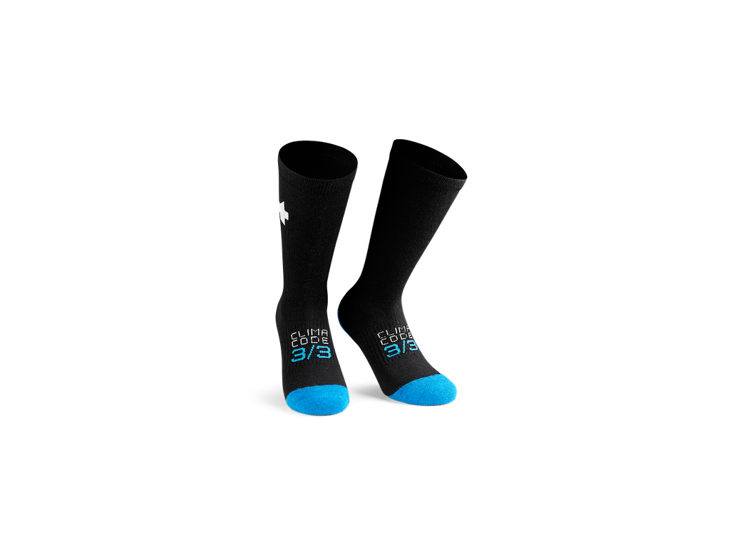 Ultraz Winter Socks P1   Cykelstrømper   Sort   Ii fra Assos