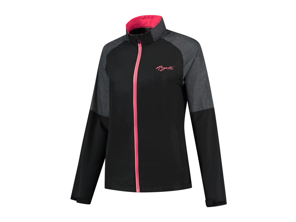 Enjoy   Sports Jakke Dame   Airbloc   Melange Sort Pink   Str. Xs fra Rogelli