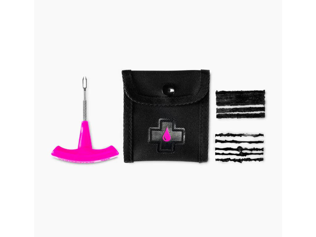 Muc Off B.a.m Tubeless Repair Kit  Tubeless Lappegrej   Værktøj Inkl. 10 Stk Lappestrips fra Muc-off