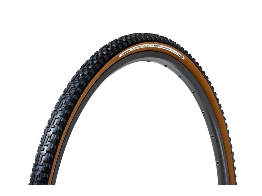 Gravelking+ Foldedæk   700x35 (35 622)   Sort Brun fra Panaracer