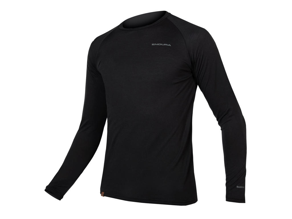 Baabaa Blend L S Baselayer   Svedundertrøje   Black    Str. S fra Endura