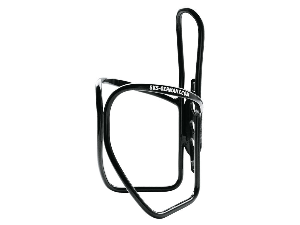 Wire Cage   Flaskeholder   Aluminium   Sort fra Sks