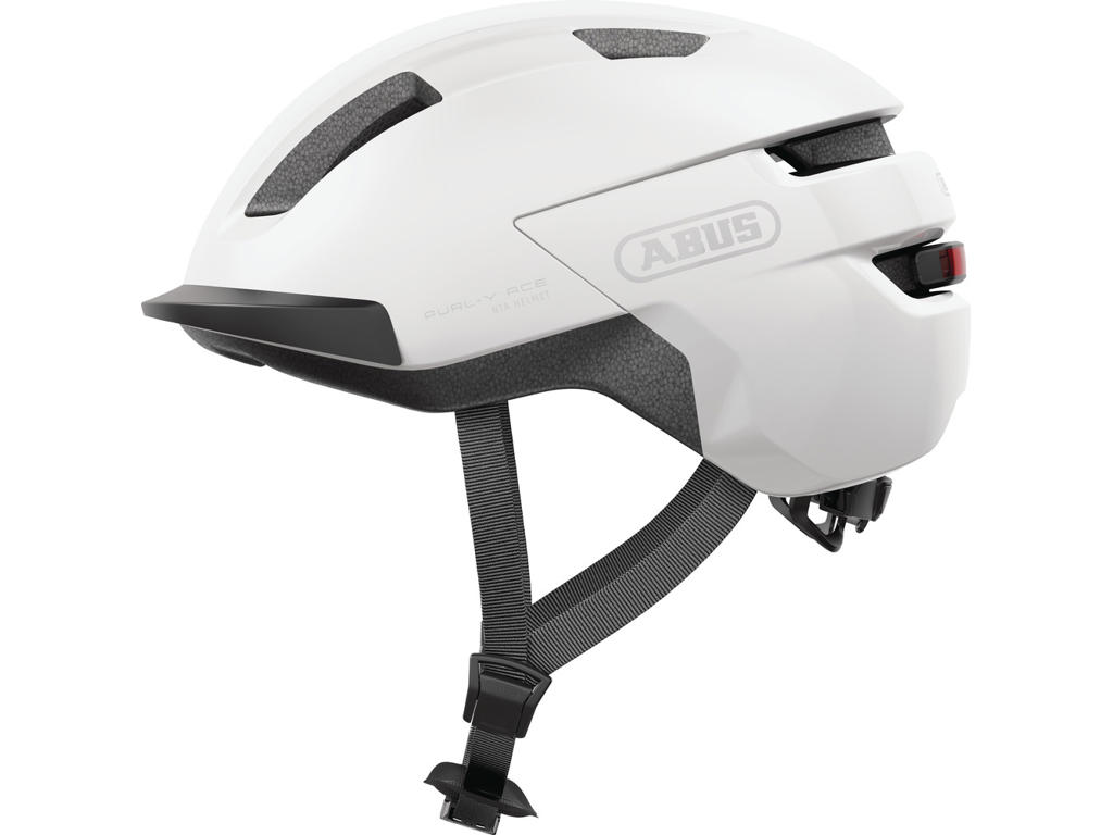 Purl Y Ace   Cykelhjelm   Str. 51 55 Cm   Polar White fra Abus