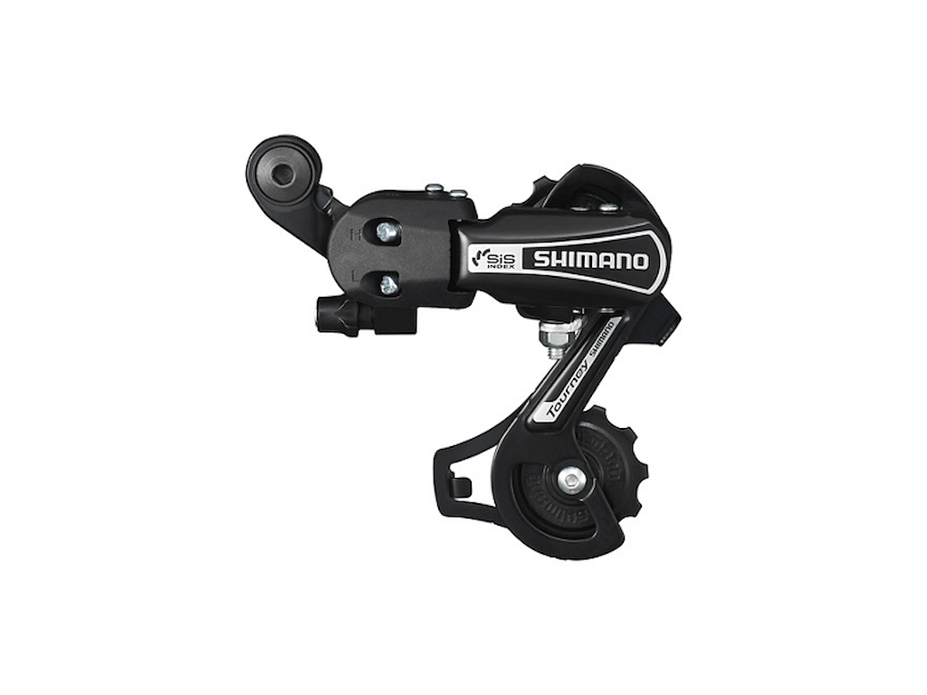 Tourney   Bagskifter Rd Ty21 B Ss   1 2 Klinger Og 6 Gears Kassette fra Shimano