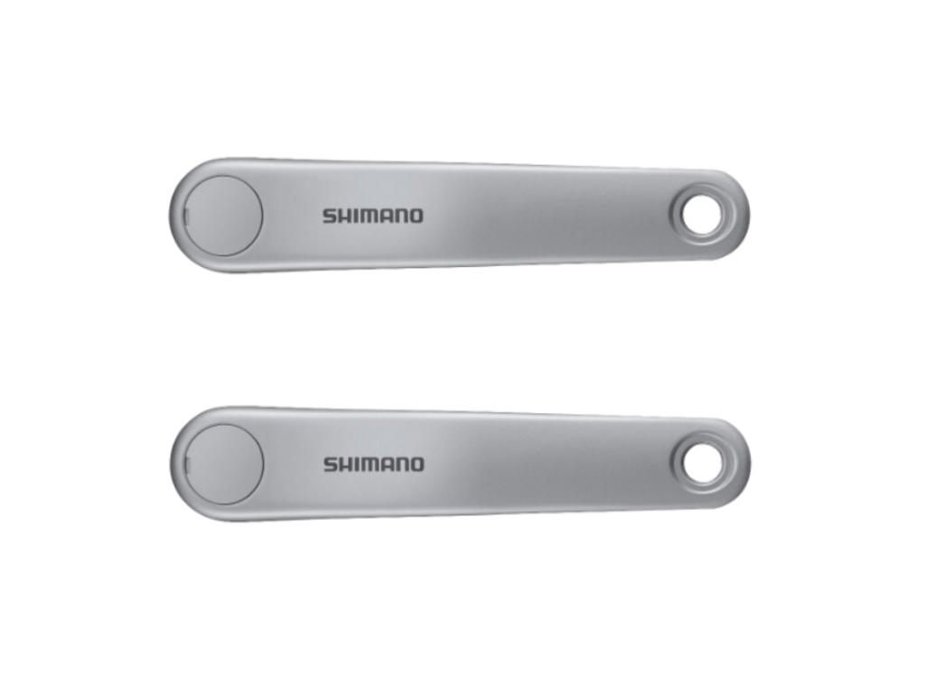 Steps   Pedalarms Sæt Til Fc E5000   175 Mm   Firkant Fit   Sølv fra Shimano
