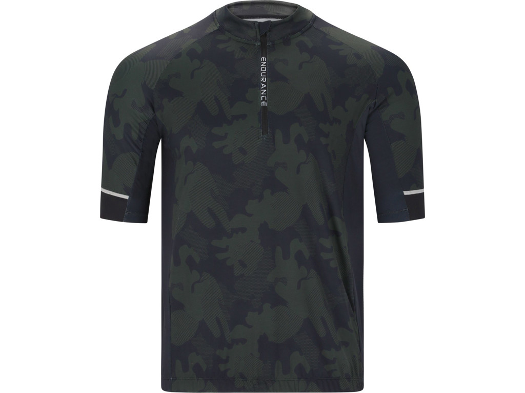 Jens   Cykel Mtb T Shirt   Kort ærme   Sort Print   Xl fra Endurance
