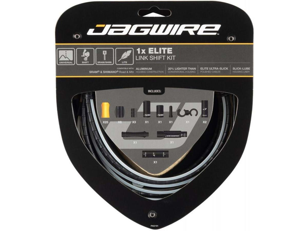 Elite Link Gearkabelsæt Til Road Mtb   Sort fra Jagwire