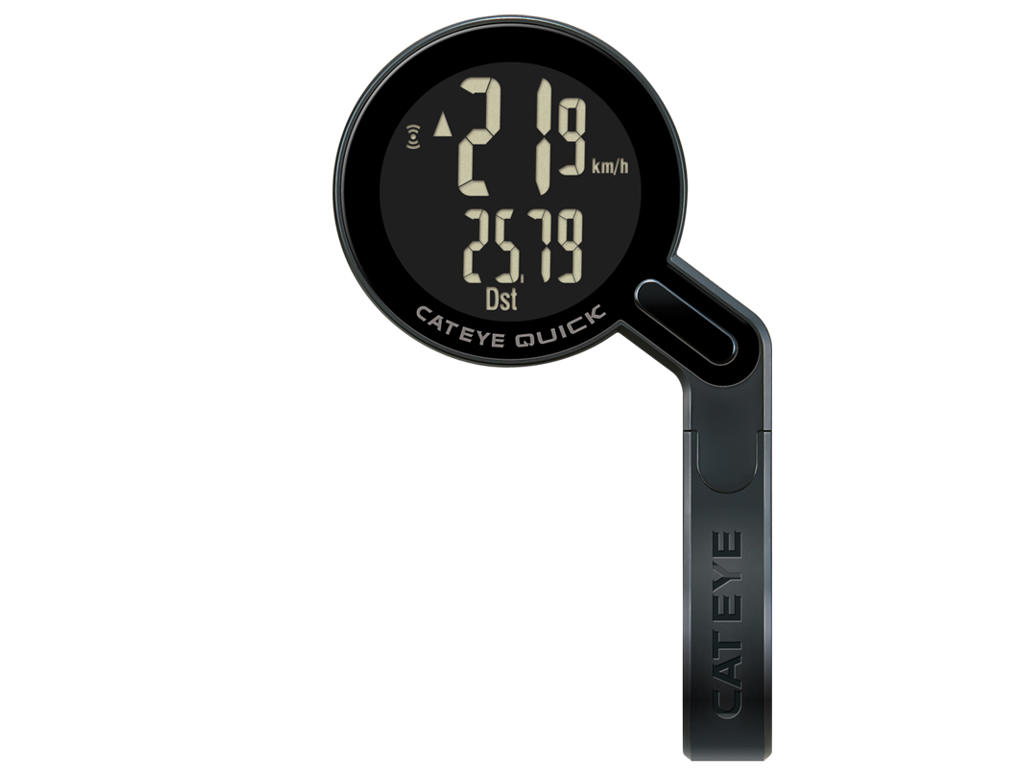 Quick Cc Rs100w   Cykelcomputer   7 Funktioner   Sort fra Cateye