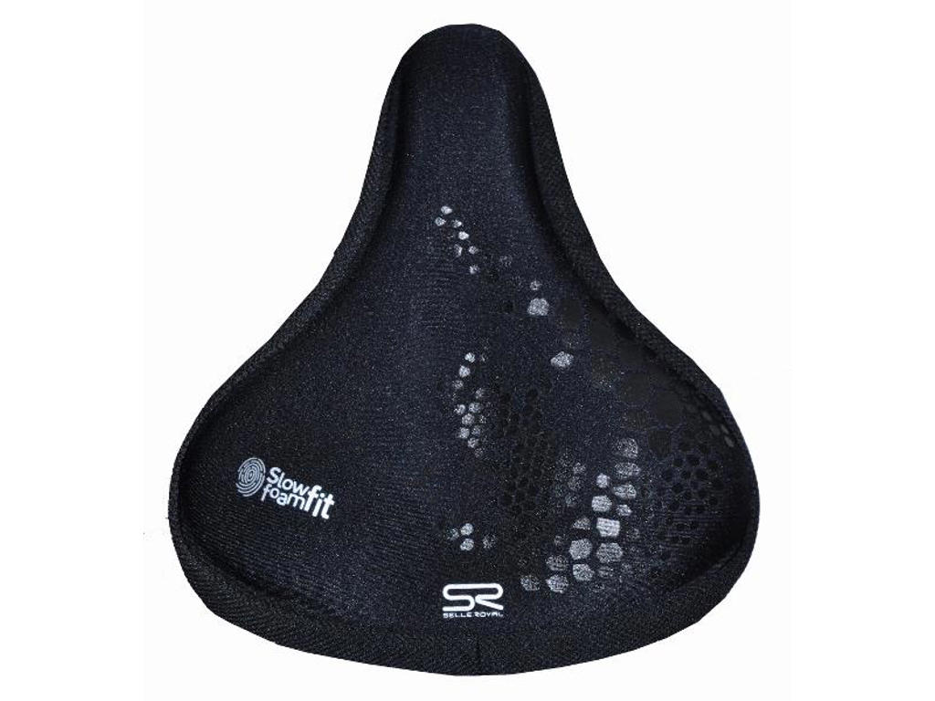 Selleroyal   Slow Fit Foam   Sadelovertræk   Large   Unisex   Sort fra Selle Royal