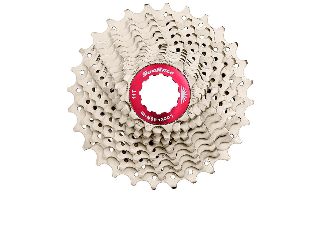 Csrx1   Kassette 11 Gear   11 28 Tands   Road   Til Shimano Eller Sram   Metallic fra Sunrace