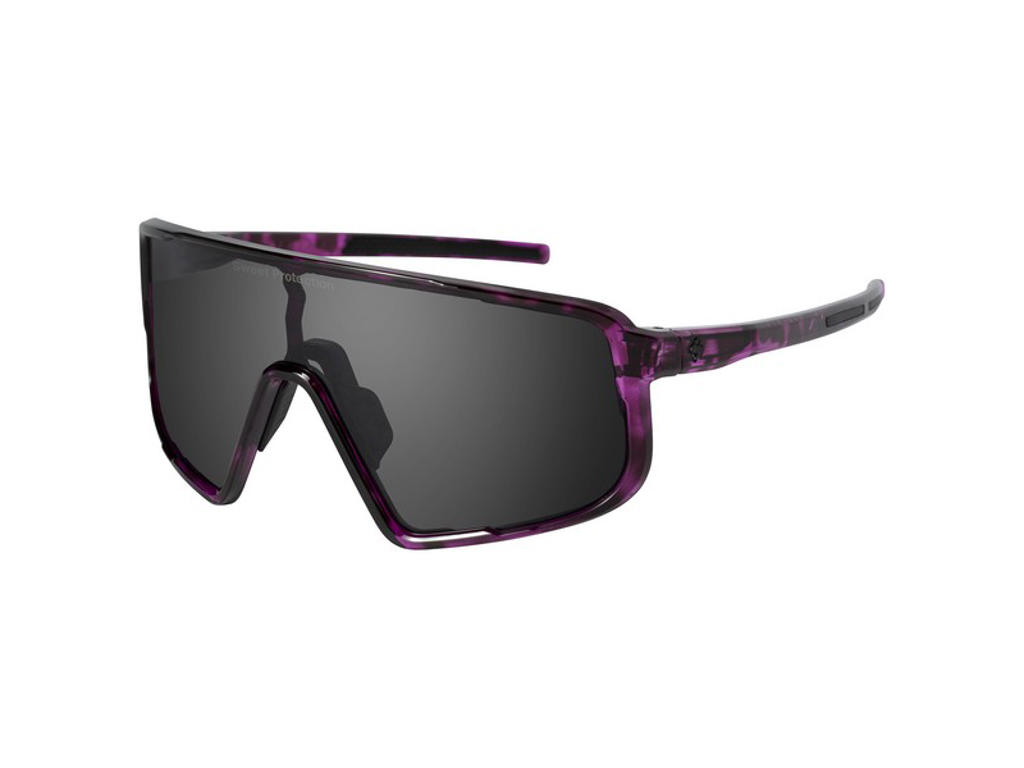 Memento   Cykelbriller   Obsidian Black Gloss Crystal Hyper Violet fra Sweet Protection