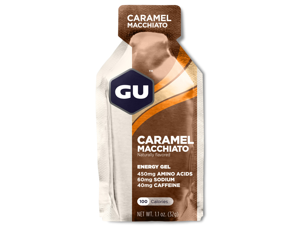 Energy Gel   Caramel Macchiato   40 Mg Koffein   32 Gram fra Gu