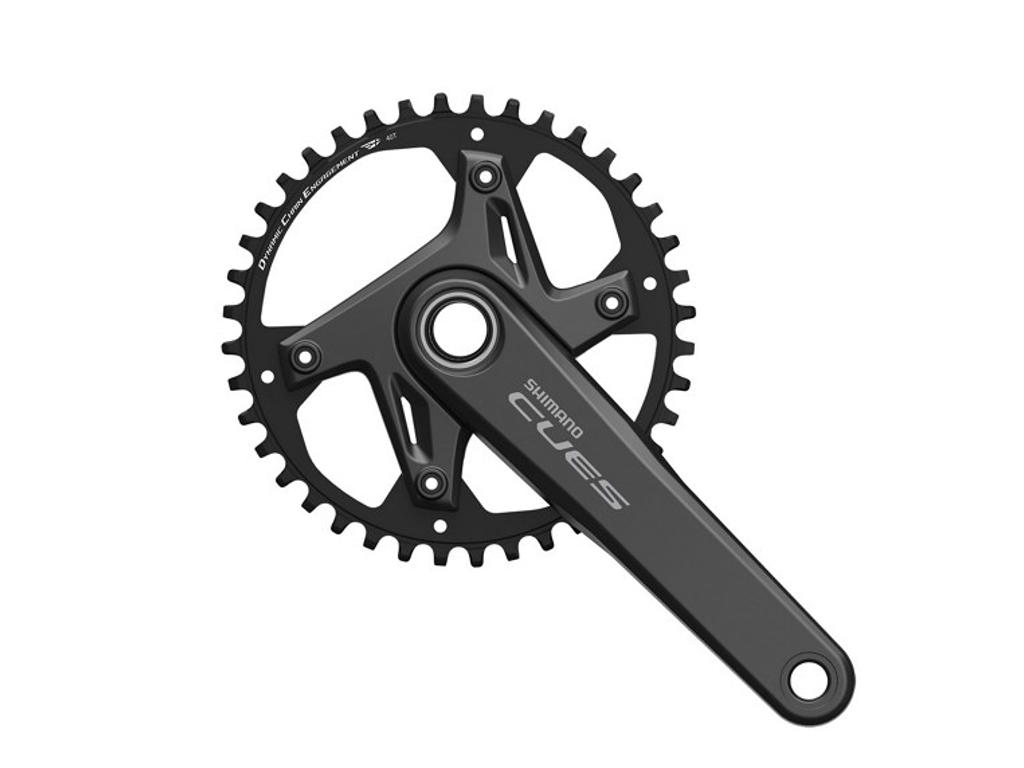 Cues Kranksæt Single Road   42 Tands Til 9 10 Eller 11 Speed  170mm Pedalarme   Fc U6040 1 fra Shimano