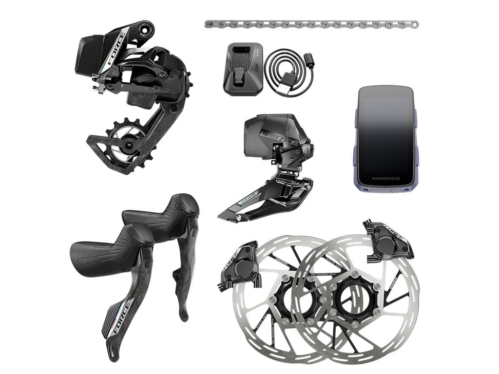 Force Axs E1 (2025)gruppe Kit Inklusiv Hammerhead Karoo fra Sram