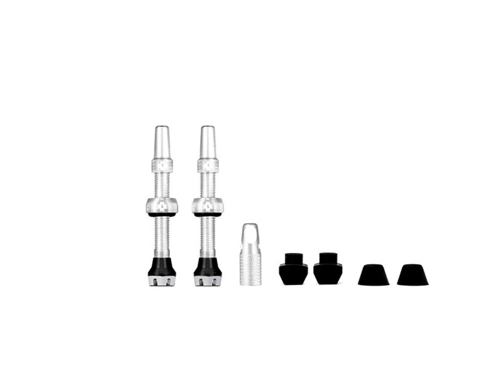 Muc Off   Tubeless Ventiler   44mm Lange   Sølv   2 Stk. fra Muc-off