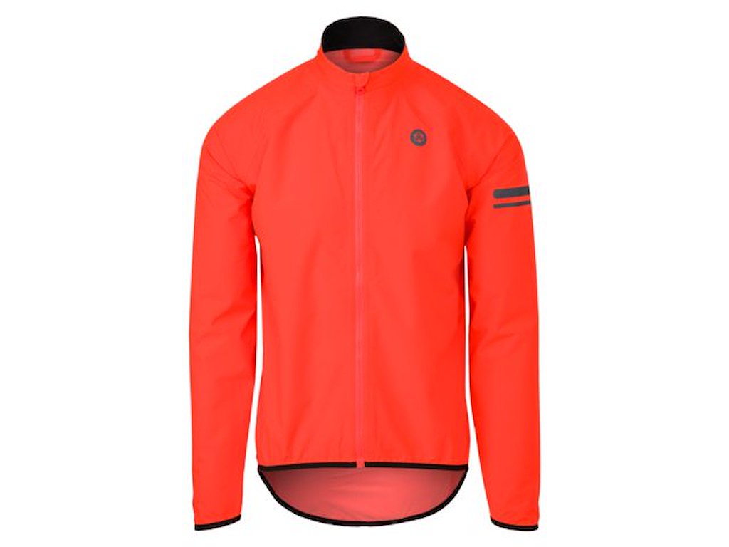 Essential Rain Jacket   Regnjakke   Herre   Safety Red   S fra Agu