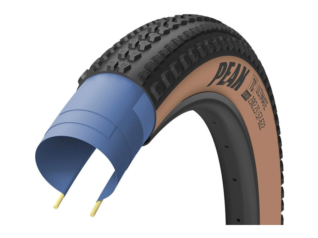 Peak Ultimate Tlc   Mtb Foldedæk   27.5x2.25 (57 584)   Sort Brun fra Goodyear