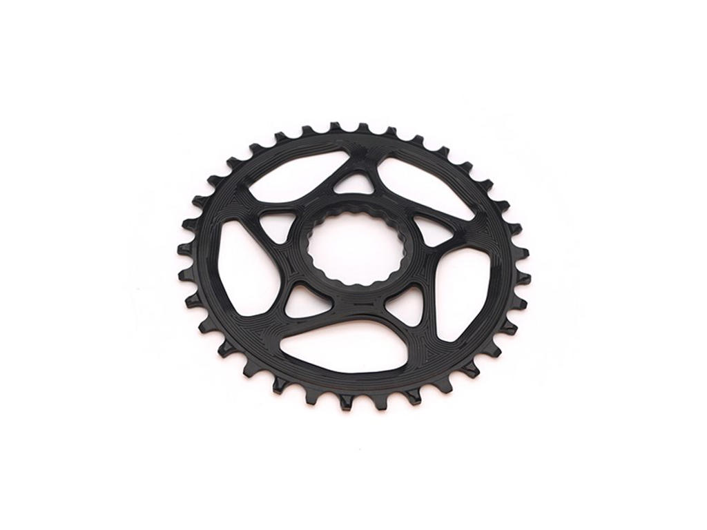 Rund Klinge   Boost   Singlespeed   Direct Mount   34t   Sort fra Absoluteblack