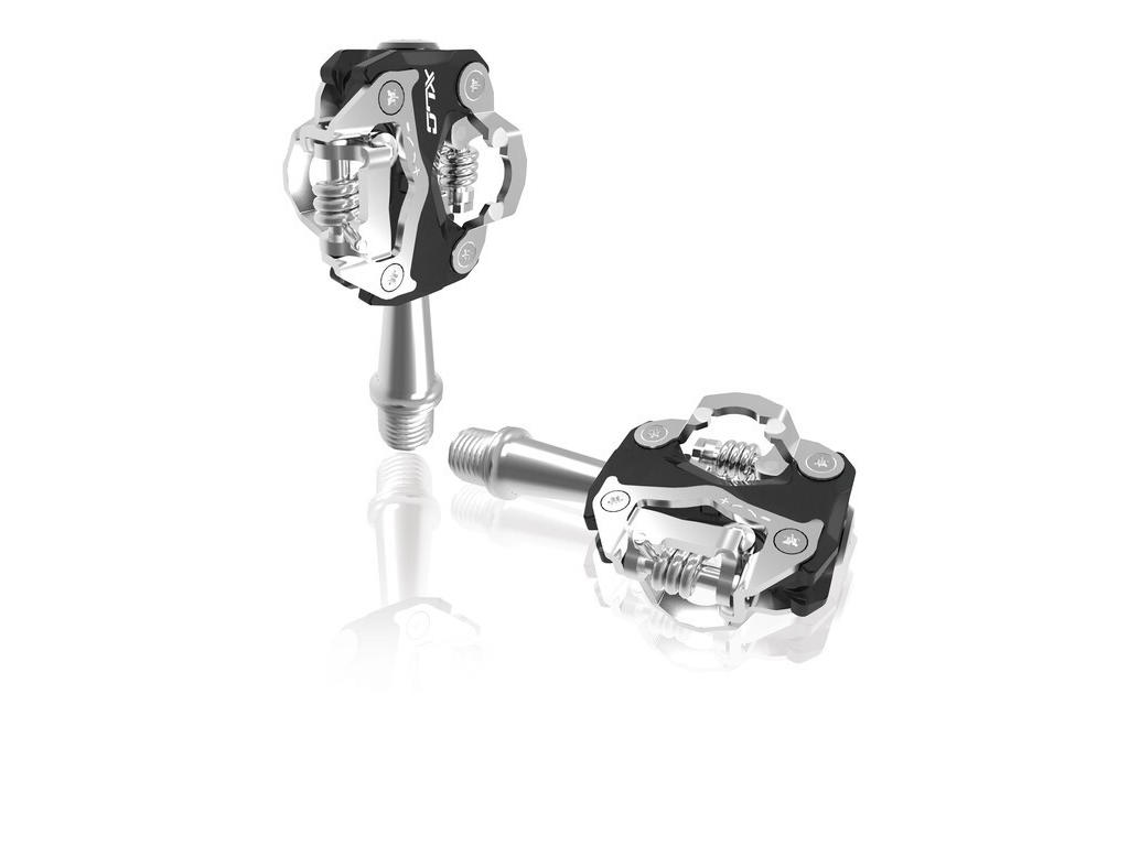 Pd S15   Mtb Pedal   Spd   260 Gram   Sort Sølv fra Xlc