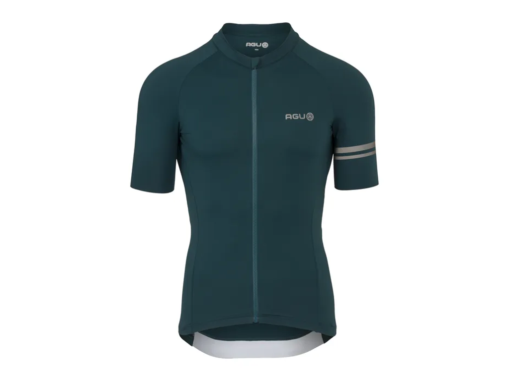 Solid Performance Jersey Ss   Cykeltrøje   Korte ærmer   Deep Sea Green   S fra Agu