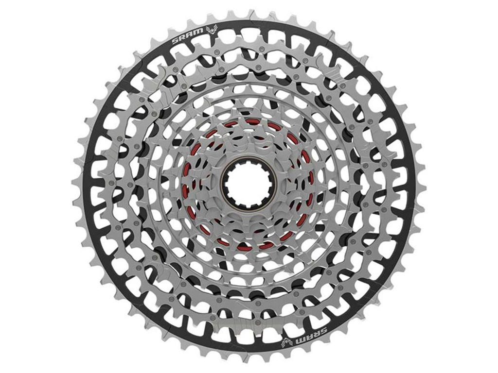 Kassette   Xs 1297 T Type Eagle   12 Speed   10 52t   Sort Sølv fra Sram