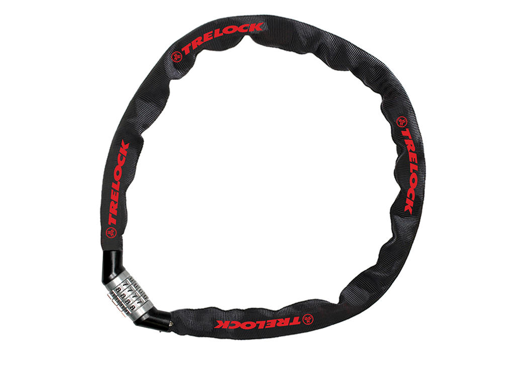 Bc 115   Kædelås   110 Cm   4 Mm   Sort   Lvl 1 fra Trelock