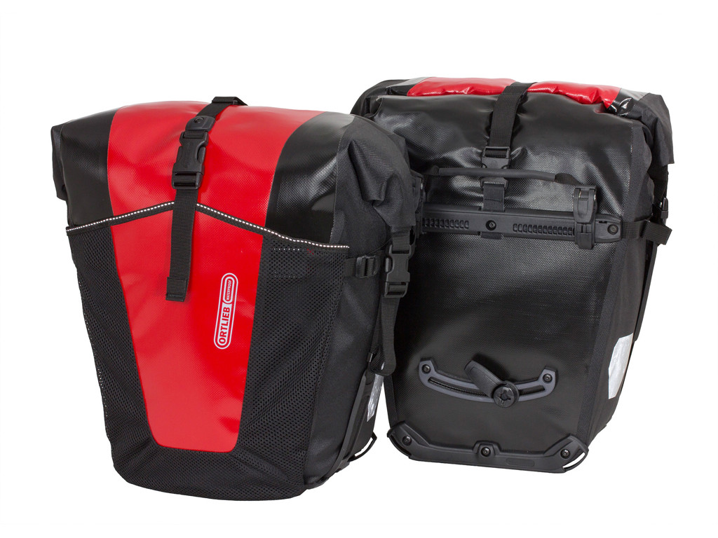 Back Roller Pro Classic   2 Stk. Cykeltasker   2 X 35l Sort Rød fra Ortlieb