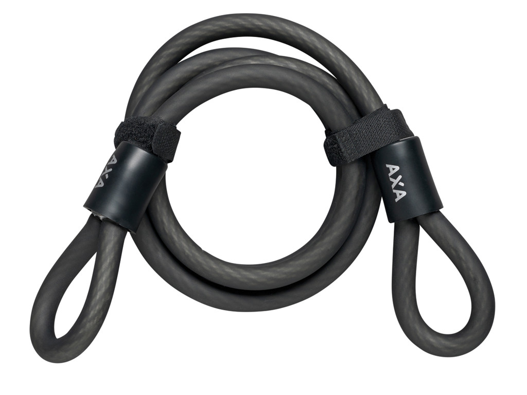 Axa Double Loop 120 10   Dobbelt Loop Kabel   120 Cm   Sort fra Axa Basta