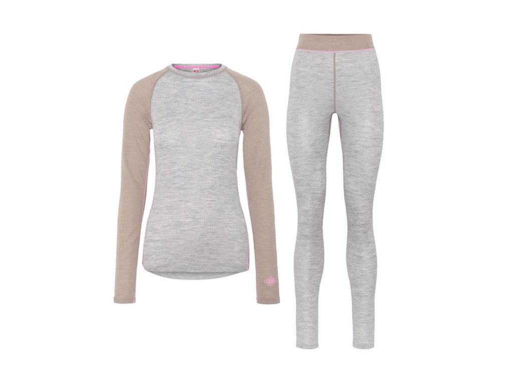 Kaia Base Layer Sæt   Base Layer   Grå   Str. M fra Kari Traa