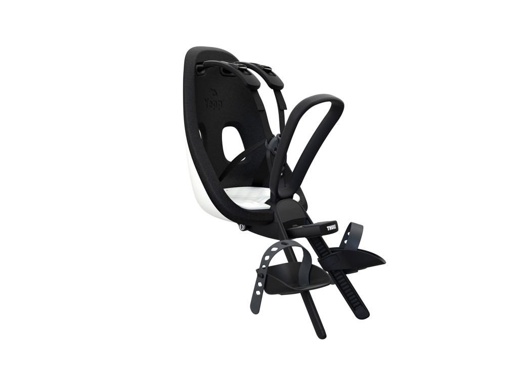 Yepp Nexxt Mini   Cykelstol Med 5 Punktssele   Formonteret   Sort Hvid fra Thule