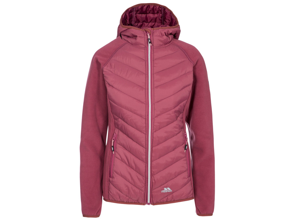 Boardwalk   Fleece Jakke Dame   Str. Xs   Lilla fra Trespass