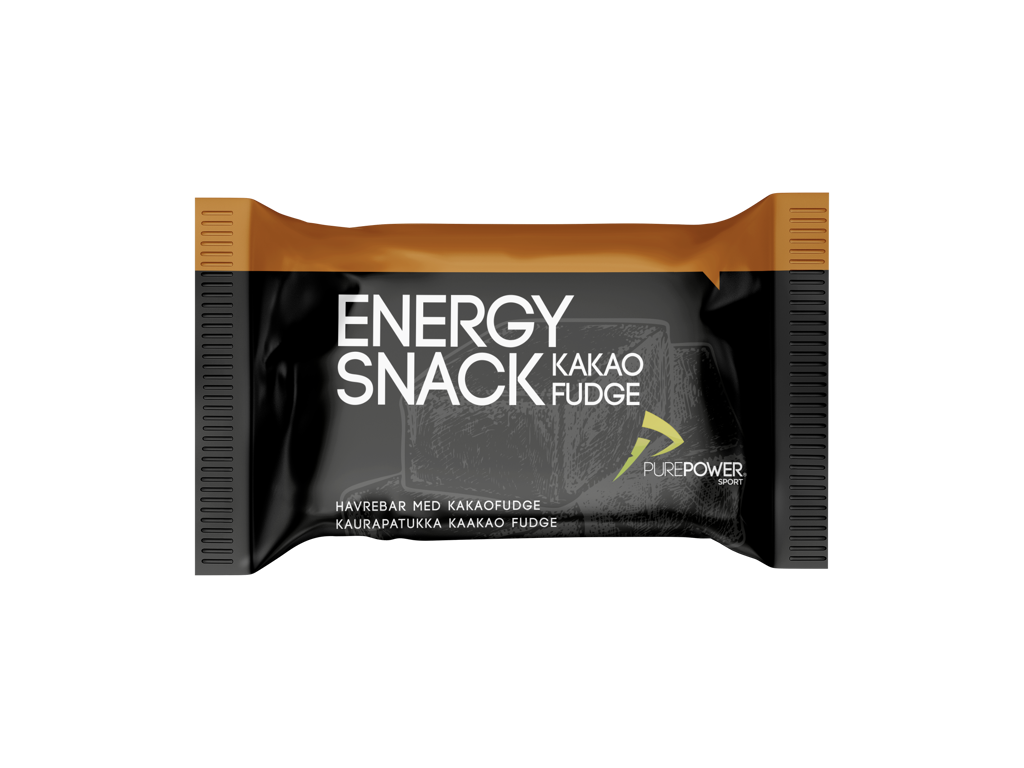 Energy Snack   Kakao Fudge   60 Gram   Obs Bedst Før 20 12 2025 fra Purepower