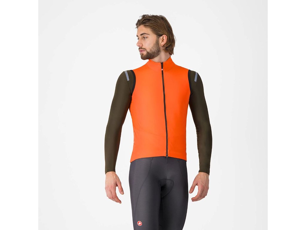 Perfetto Air Vest   Cykelvest   Brilliant Orange   S fra Castelli