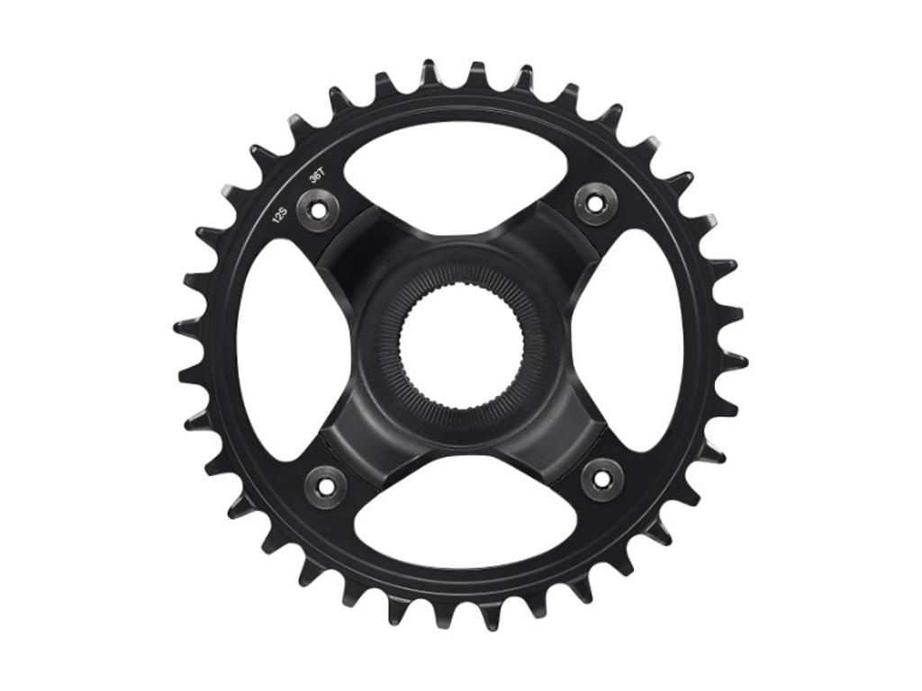 Steps   36 Tands Klinge Boost 12 Gear   Cr E80  Uden Kædebeskytter fra Shimano
