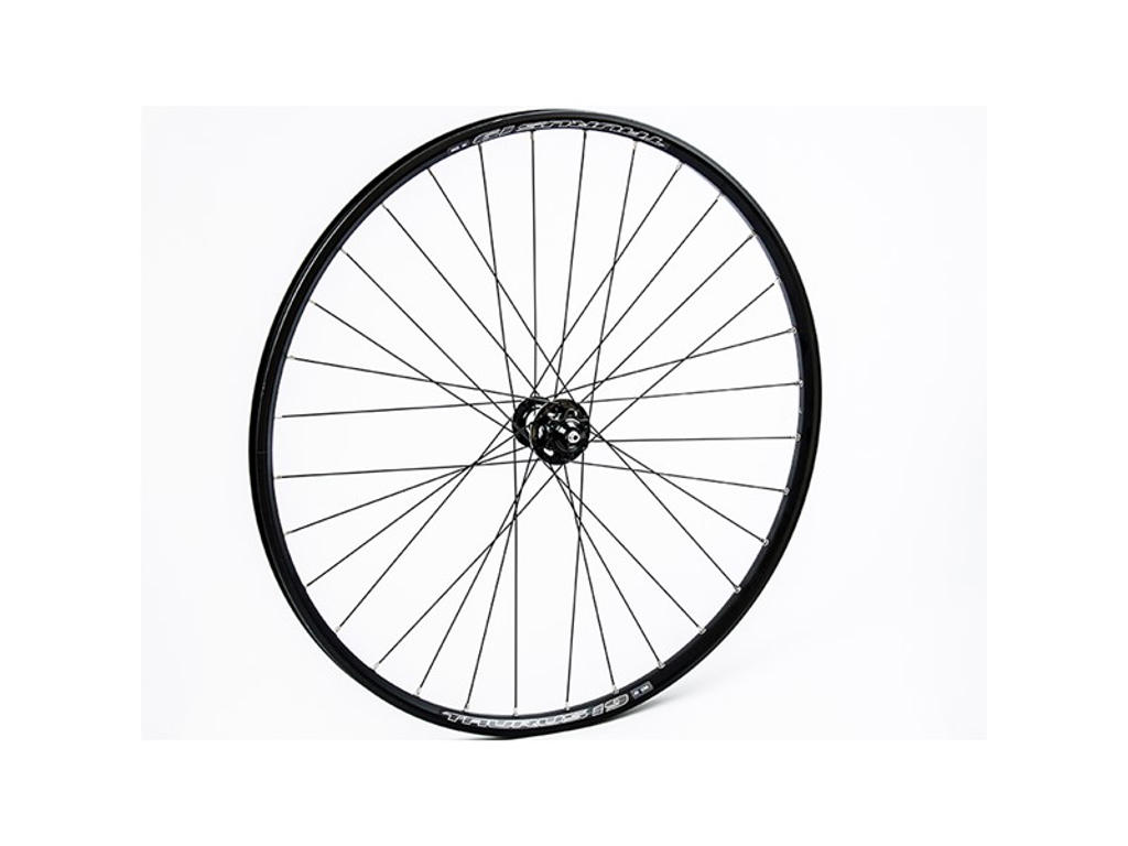 City Mtb Forhjul   27,5"   Qr Nav   Rival 21 Fælg   Disc   Sort fra Connect