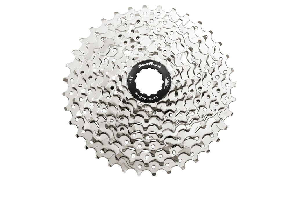 Csm96   Kassette 9 Gear   11 32 Tands   Mtb   Til Shimano Eller Sram   Nickel fra Sunrace