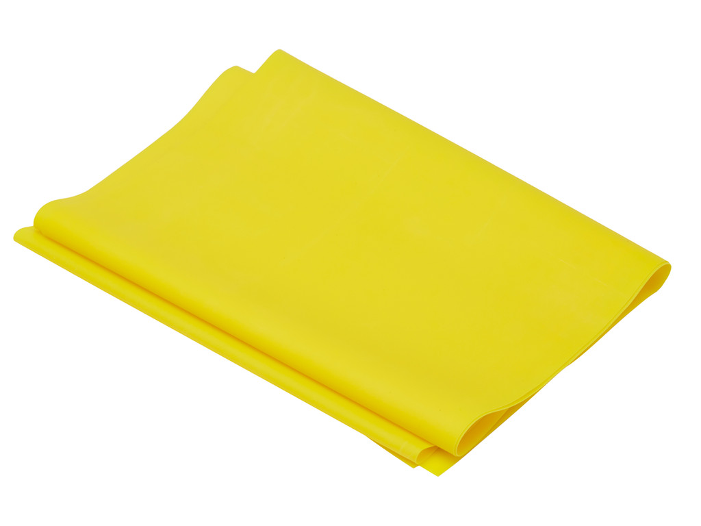 Træningselastik   Yoga Band   Light   Latex   1200x150x0.30mm   Gul fra Ongear