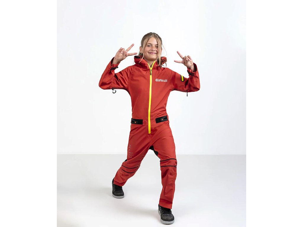 Dirtsuit Kid Edition   Heldragt   Gul   S (128 140) fra Dirtlej