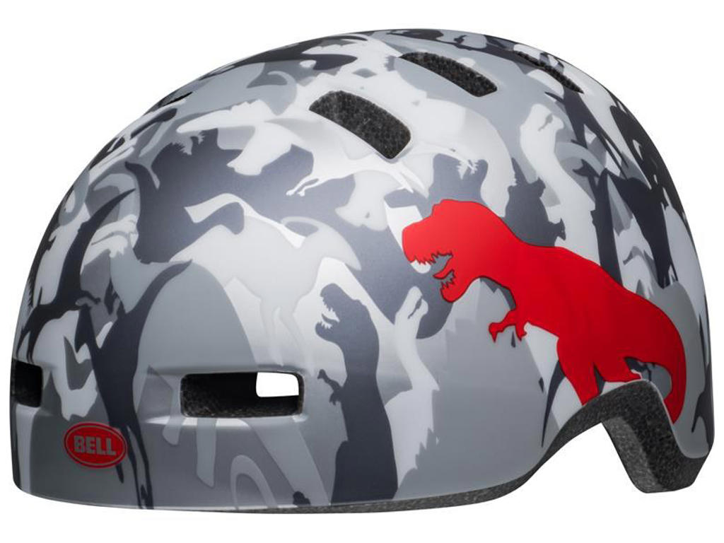 Bell Lil Ripper   Cykelhjelm Barn   Str. 45 52 Cm   Mat Grå Sølv Camos fra Bell Helmets