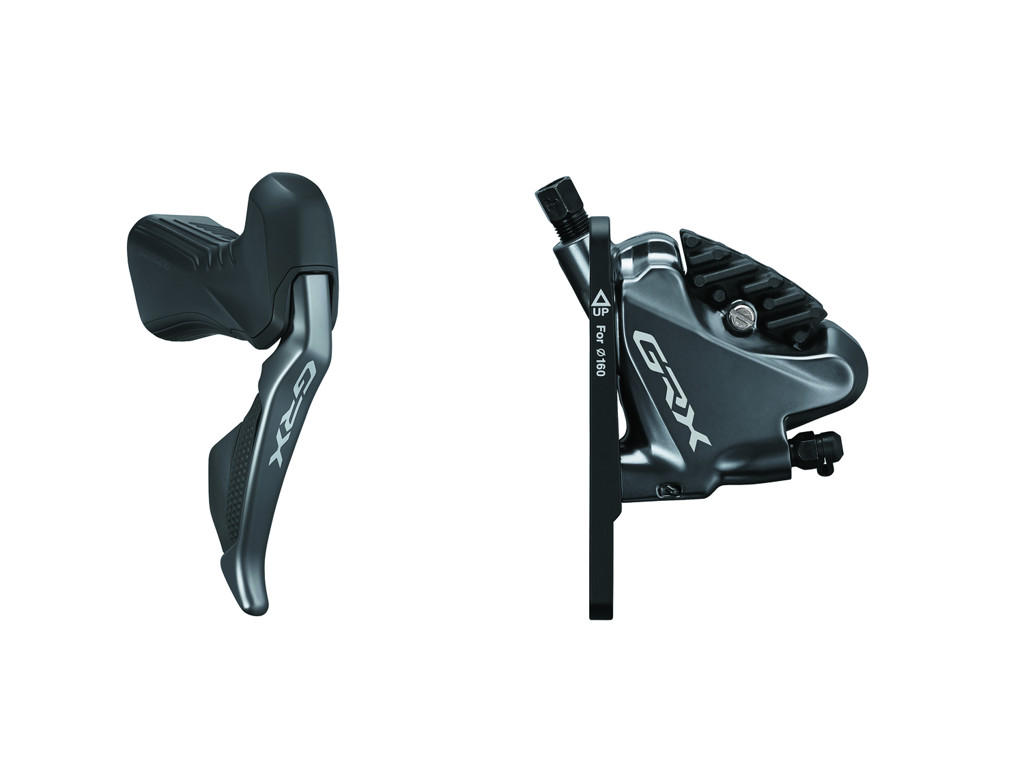 Grx   Sti Og Bremsegreb Højre Di2  11 Gear, Kaliber Og Olieslange   Hydraulisk fra Shimano